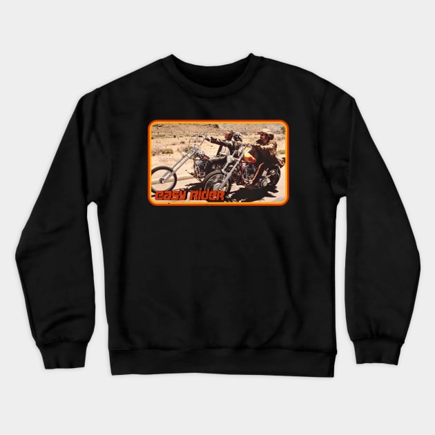 Easy Rider Wild Tribute Crewneck Sweatshirt by darklordpug